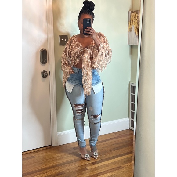 🌹NEW - KOMALI Jeans in Light Blue - Picture 3 of 4